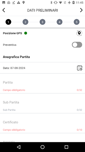 HailManagement Generali Screen 2