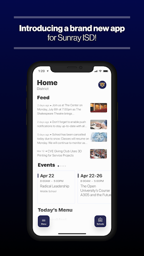 Android application Sunray ISD screenshort