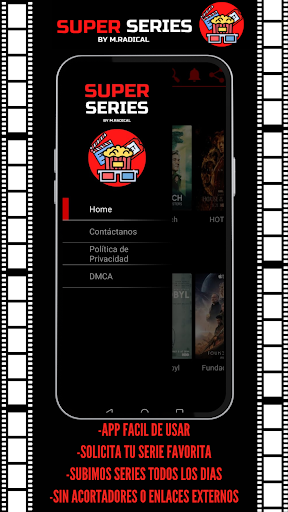 Android application Super Series screenshort