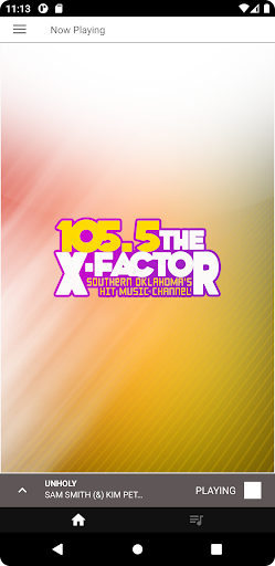 Android application 105.5 The X Factor screenshort