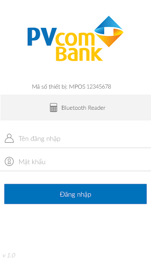 Android application PVcomBank mPos screenshort