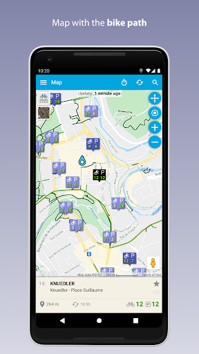Android application Luxembourg Vélo screenshort