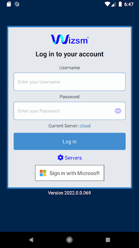 Android application Wizsm screenshort