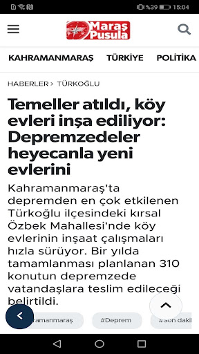 Maraş Pusula Haber Screen 2