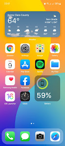 Launcher iPhone iOS screenshots 1