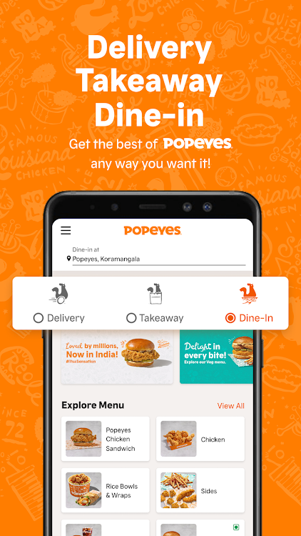 Popeyes India: Food Delivery - 1.1.17 - (Android)