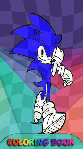 Coloring Sonicbook hedgehog Screen 3