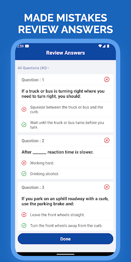Tennessee Permit Test Practice Screen 3