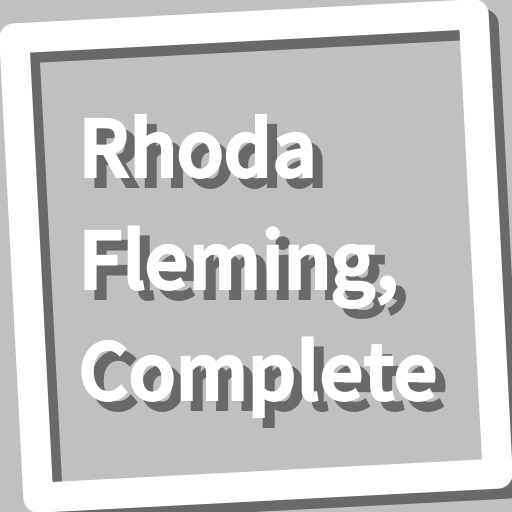 Book, Rhoda Fleming, Complete logo