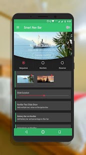Navbar slideshow - Smart Bar Screenshot