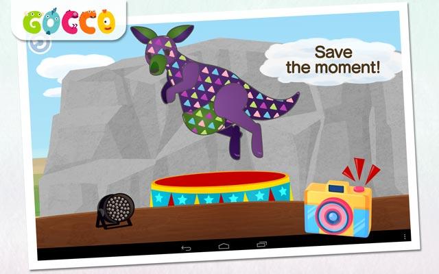 Android application Gocco Zoo - Paint & Play screenshort