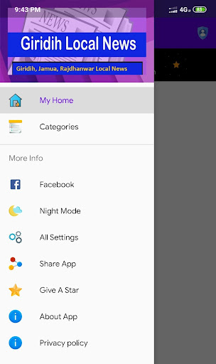 Android application Giridih Local News screenshort