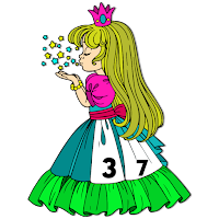 Dolls Color by Number - Girls Coloring Book Pages