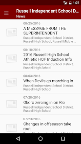 Screenshot 2 Russell Independent Schools android
