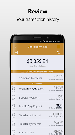 Berkley Bank Mobile Banking Screen 3