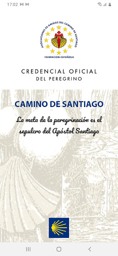 Android application Credencial Digital Peregrino screenshort