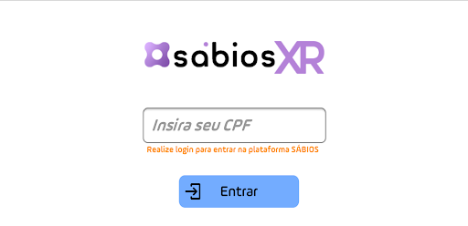 Android application SABIOS XR screenshort