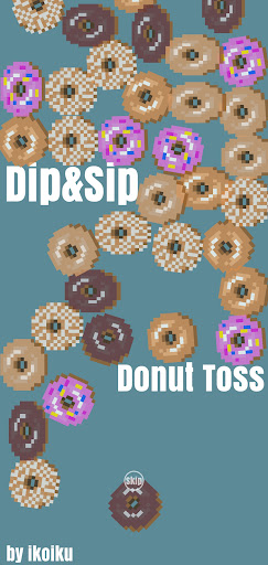 Android application Dip and Sip : Donut toss screenshort