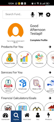 Android application Invest Exclusive screenshort
