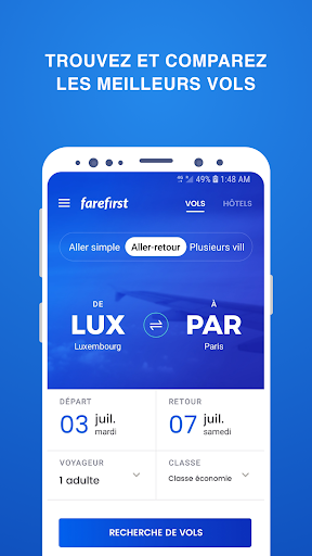 Aperçu de l'application