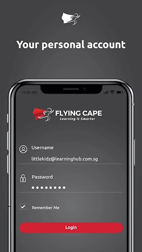 Android application Flying Cape Partner screenshort