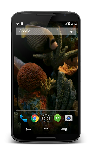 Android application 3D Aquarium Live Wallpaper screenshort