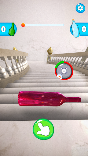 Android application Bottle on Stairs: Rolling Down screenshort