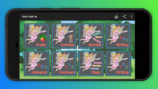 Android application Kids Chalk UP Premium screenshort