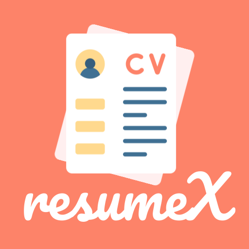 ResumeX: cv resume maker app logo