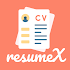 ResumeX: cv resume maker app