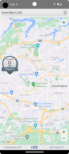Android application Net Check In Eagle Physicians screenshort