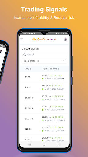 CoinScreener Screen 2