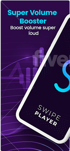 Android application Swipe Sound Booster screenshort
