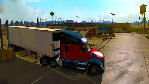 3D Euro Truck Traffic Simulato screenshots apk mod 2