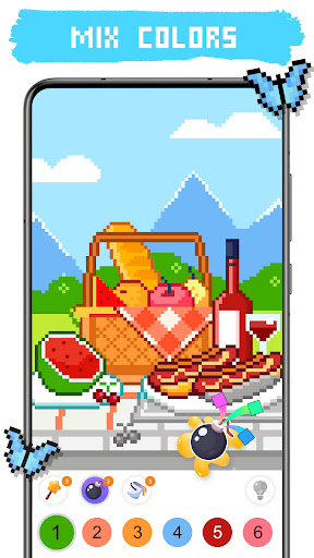 Android application Pixel Art Games: Pixel Color screenshort