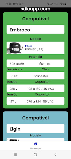 Calculadora Para Refrigeração Screen 2
