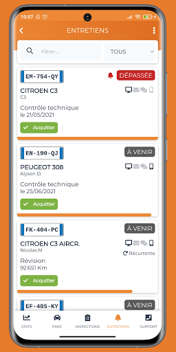 SuiviParc Screen 3