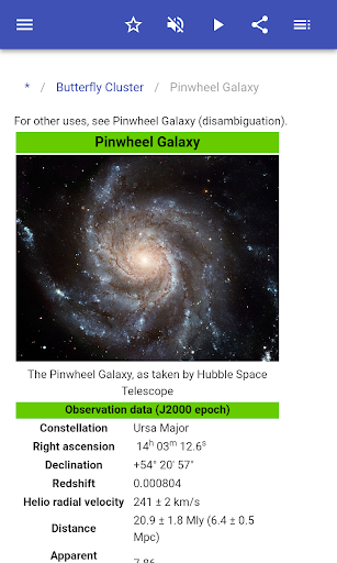 Messier Objects Screen 3