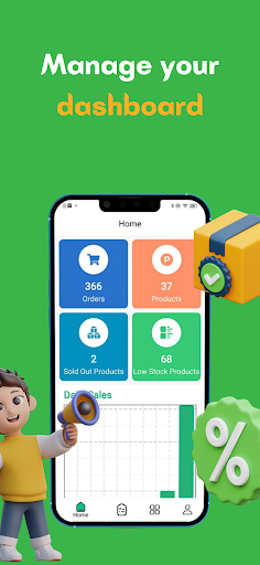 Snapsuuq Seller & Delivery Boy Screen 3