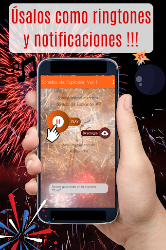 Sonidos de Explosiones. Screen 3