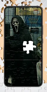 Scream Ghostface jigsaw Puzzle