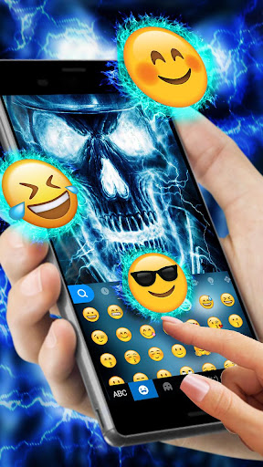Blueskull Keyboard Theme Screen 3