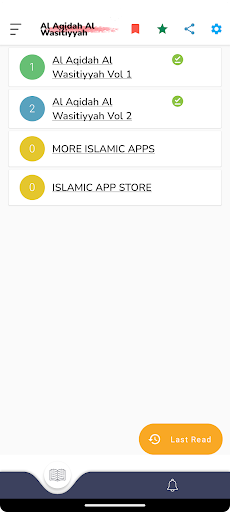 Android application Al Aqidah Al Wasitiyyah screenshort