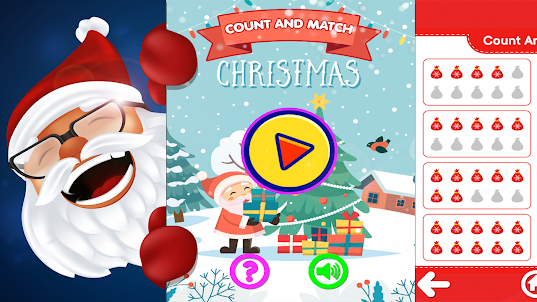 Count And Match Christmas