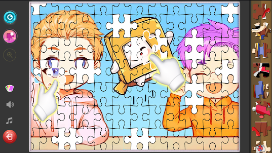 Lankybox Jigsaw Puzzle game