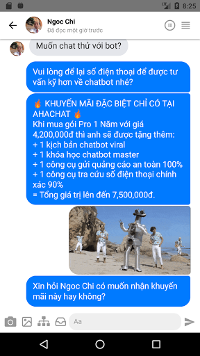 AhaChat - Chatbot Marketin‪g Screen 3