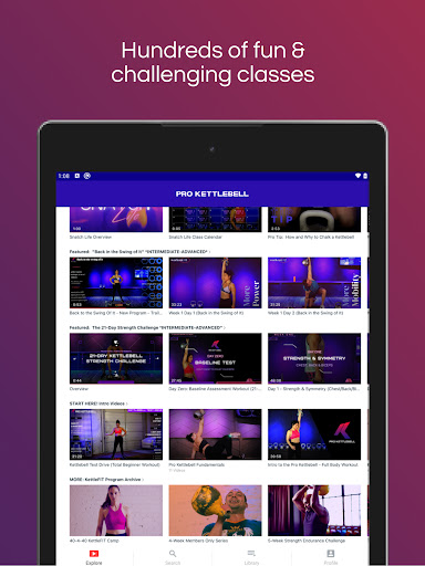 Screenshot of Pro Kettlebell Workouts