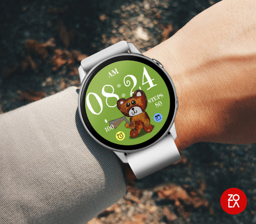 Animated Bear Watch Face Screen 3