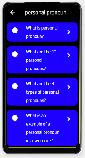 personal pronoun Screen 2