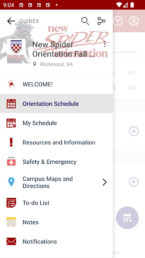 New Spider Orientation Screen 2